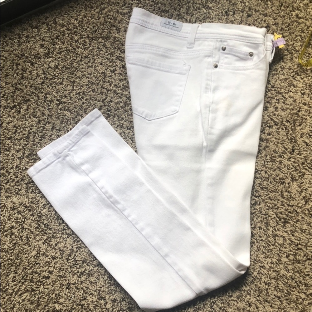 White Denim Skinny Jeans pants
